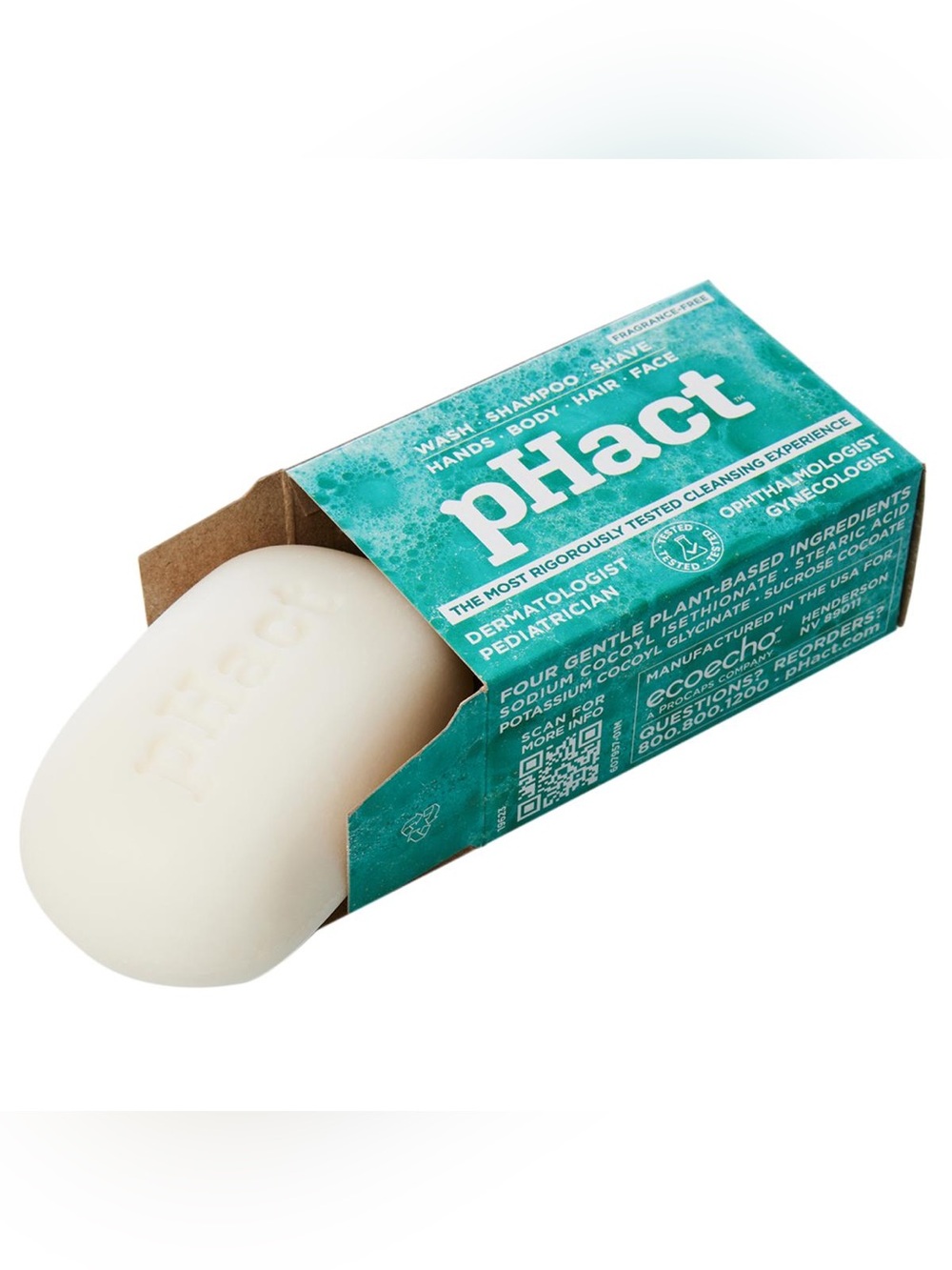 ANDREW LESSMAN pHact Moisture-Rich Soap-Fragrance Free Cleansing Bar-6pks 4.25oz - Picture 12 of 12